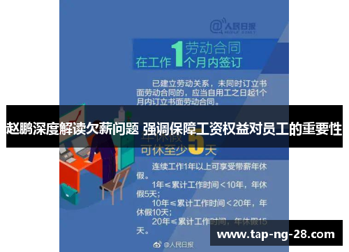 赵鹏深度解读欠薪问题 强调保障工资权益对员工的重要性